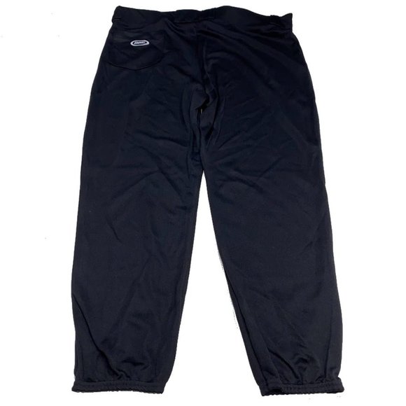 BIKE Athletic Baseball Pants Adult 2XL Black Full Length Pocket Softball Men‎ - Picture 2 of 10